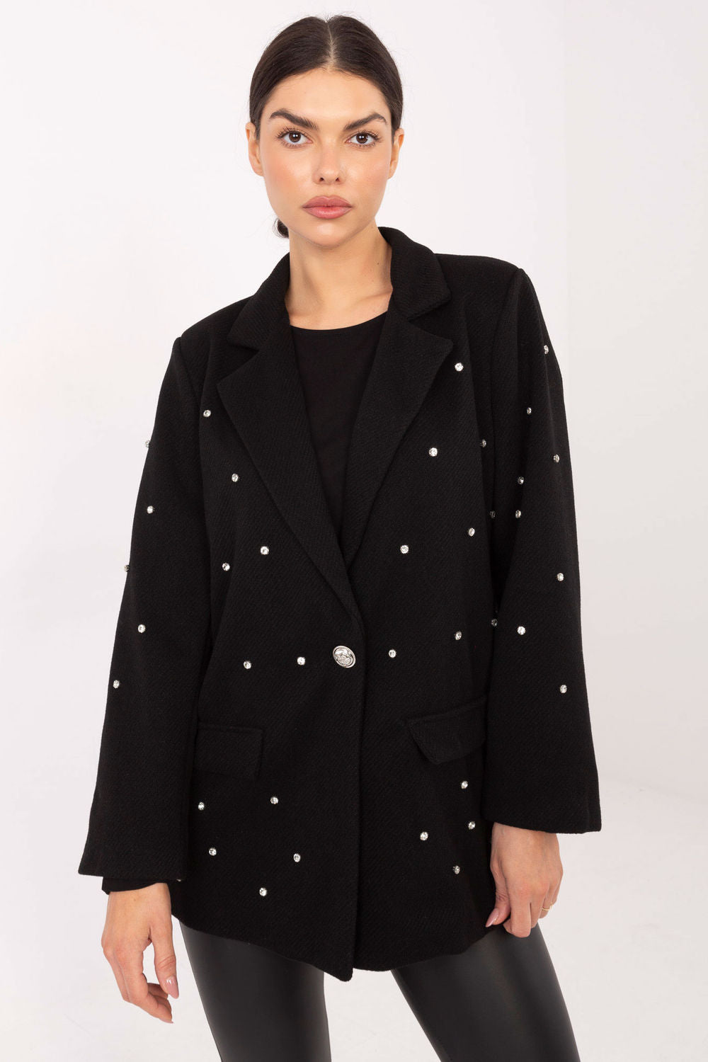 Italy Moda Black Jacket