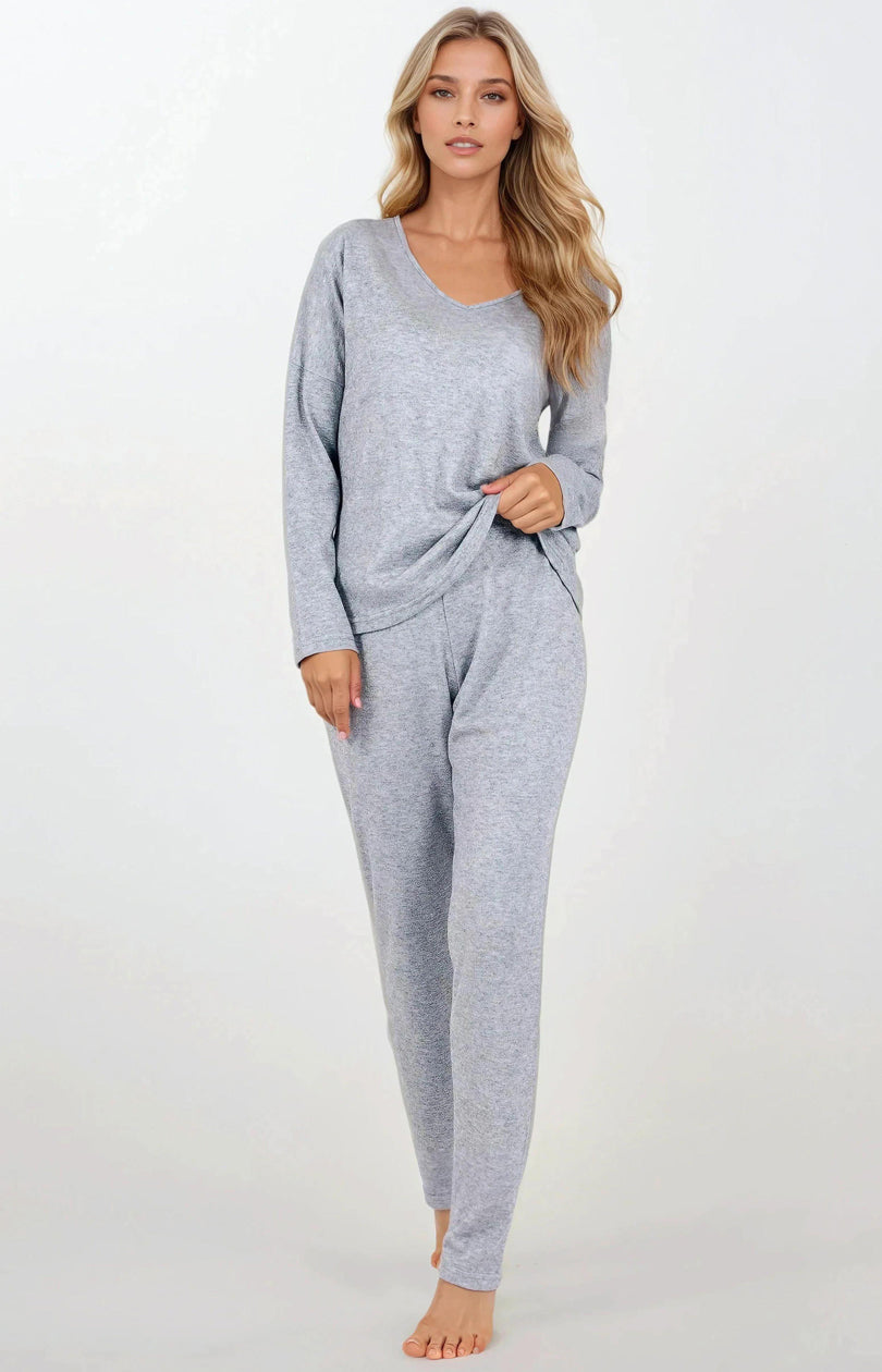 Momenti Per Me Comfort Zone Grey Pyjamas - view 3