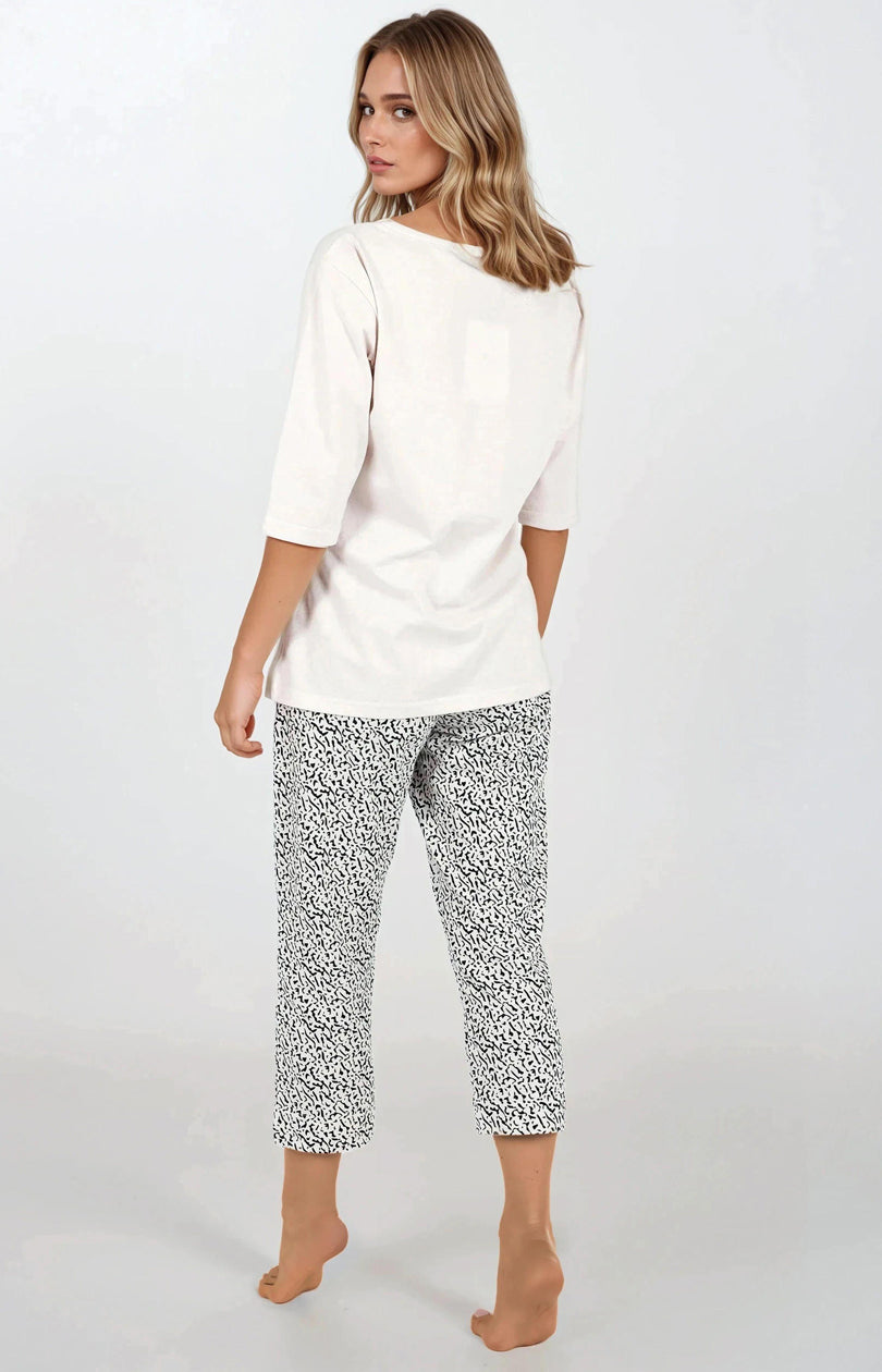 Momenti Per Me Your Emotions Beige Lace Pyjamas - view 4