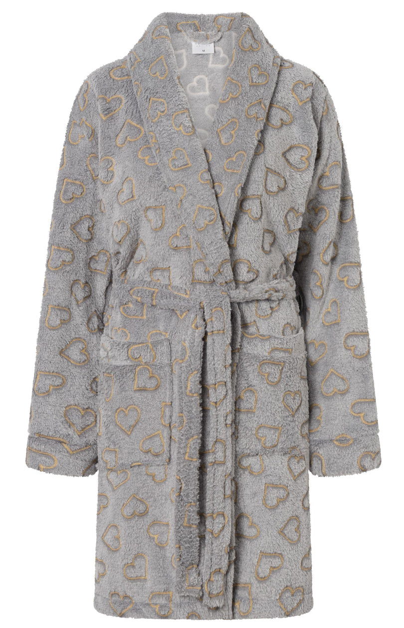 Momenti Per Me Luna Grey Dressing Gown - view 5