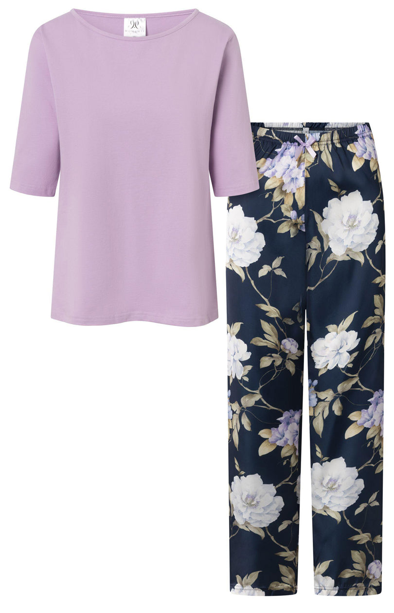 Momenti Per Me Always Win Navy Cotton Pyjamas - view 3