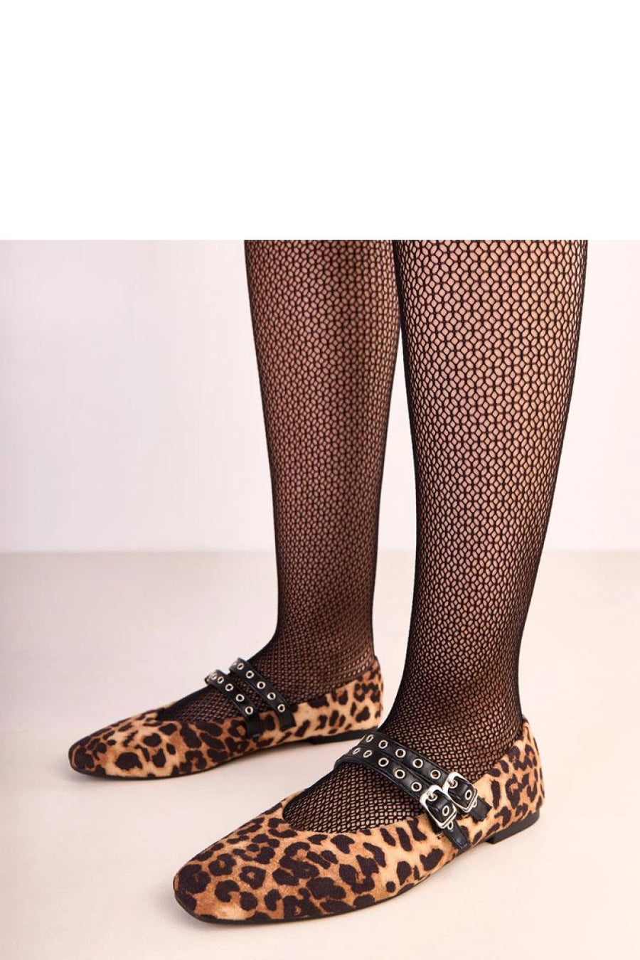 Solea Alfira Leopard Print Ballet Flats