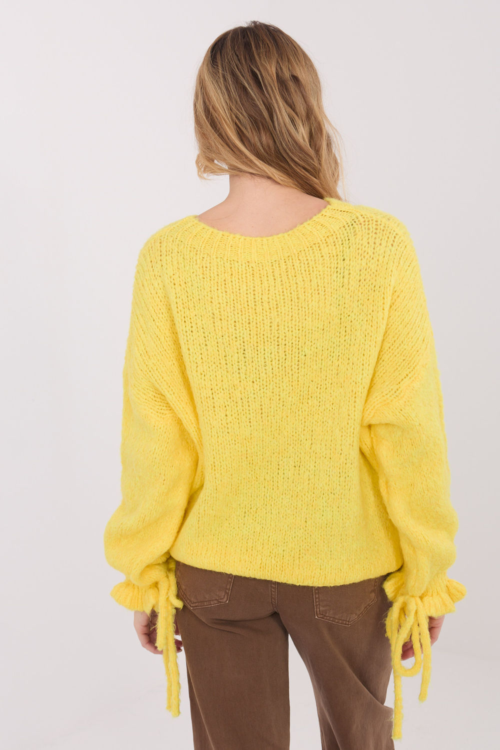 Italy Moda Yellow Long Sleeve Jumper - view 3