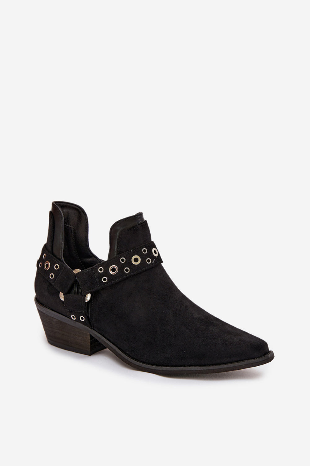 Step In Style Vannessae Black Faux Suede Boots - view 2