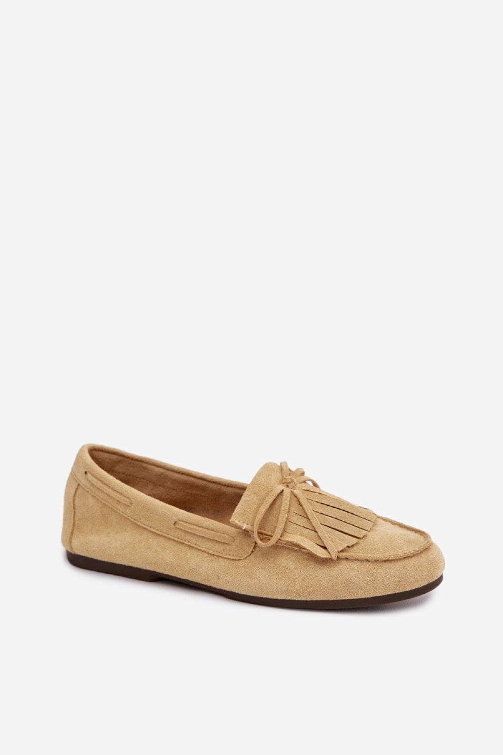 Step In Style Janelisse Yellow Faux Suede Flat Moccasins - view 2