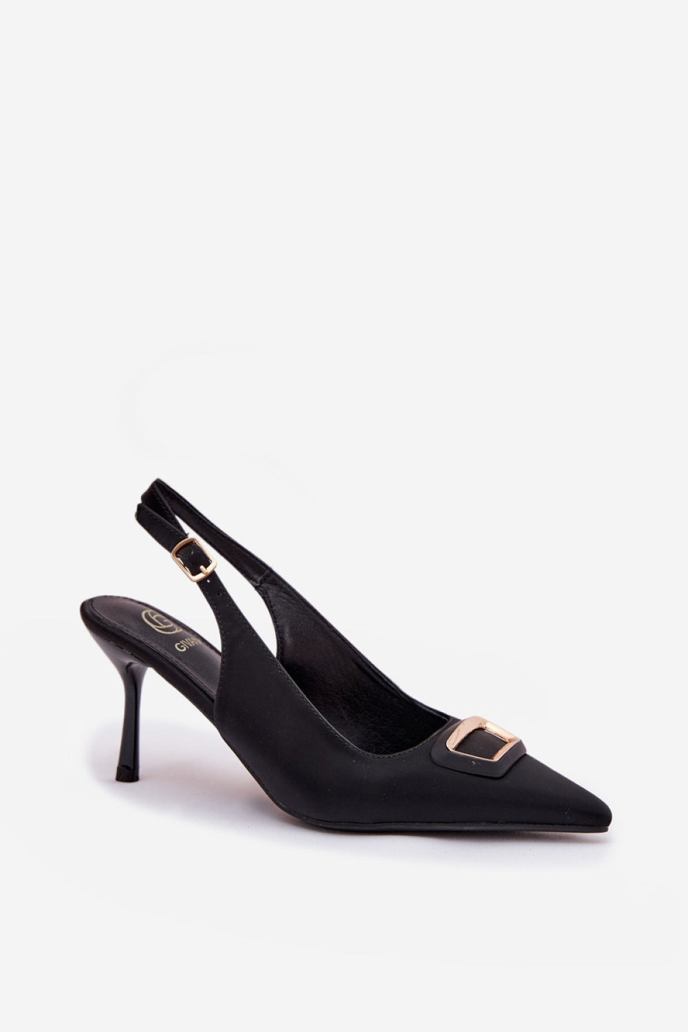 Step In Style Palerine Black Stiletto High Heels - view 2