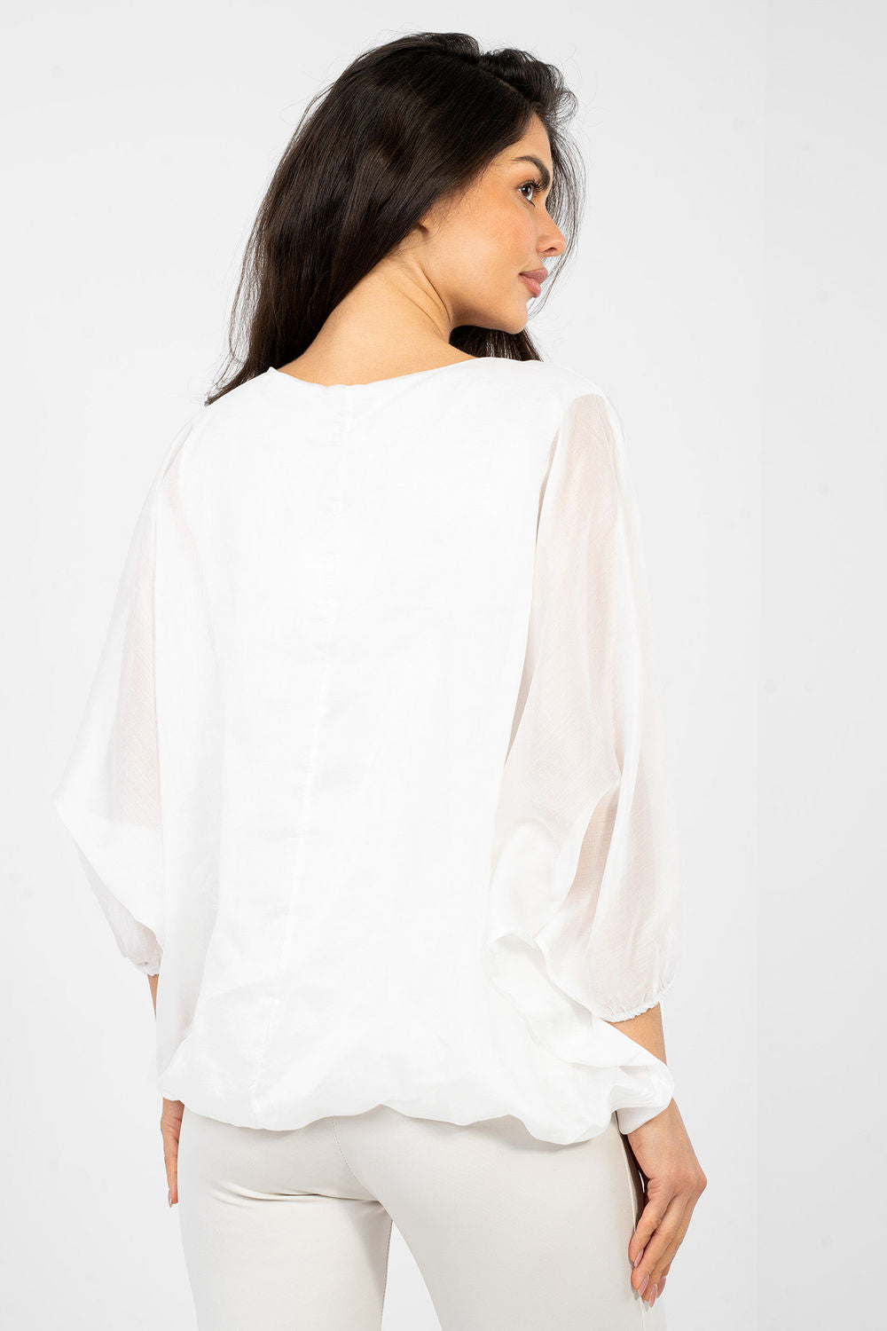 Italy Moda White Blouse - view 3