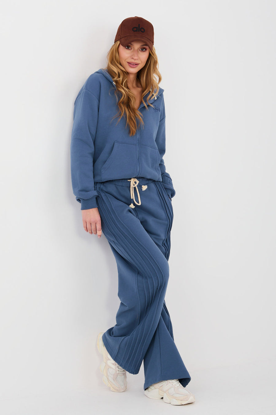 Factory Price Dark Blue Bodycon High Waisted Joggers