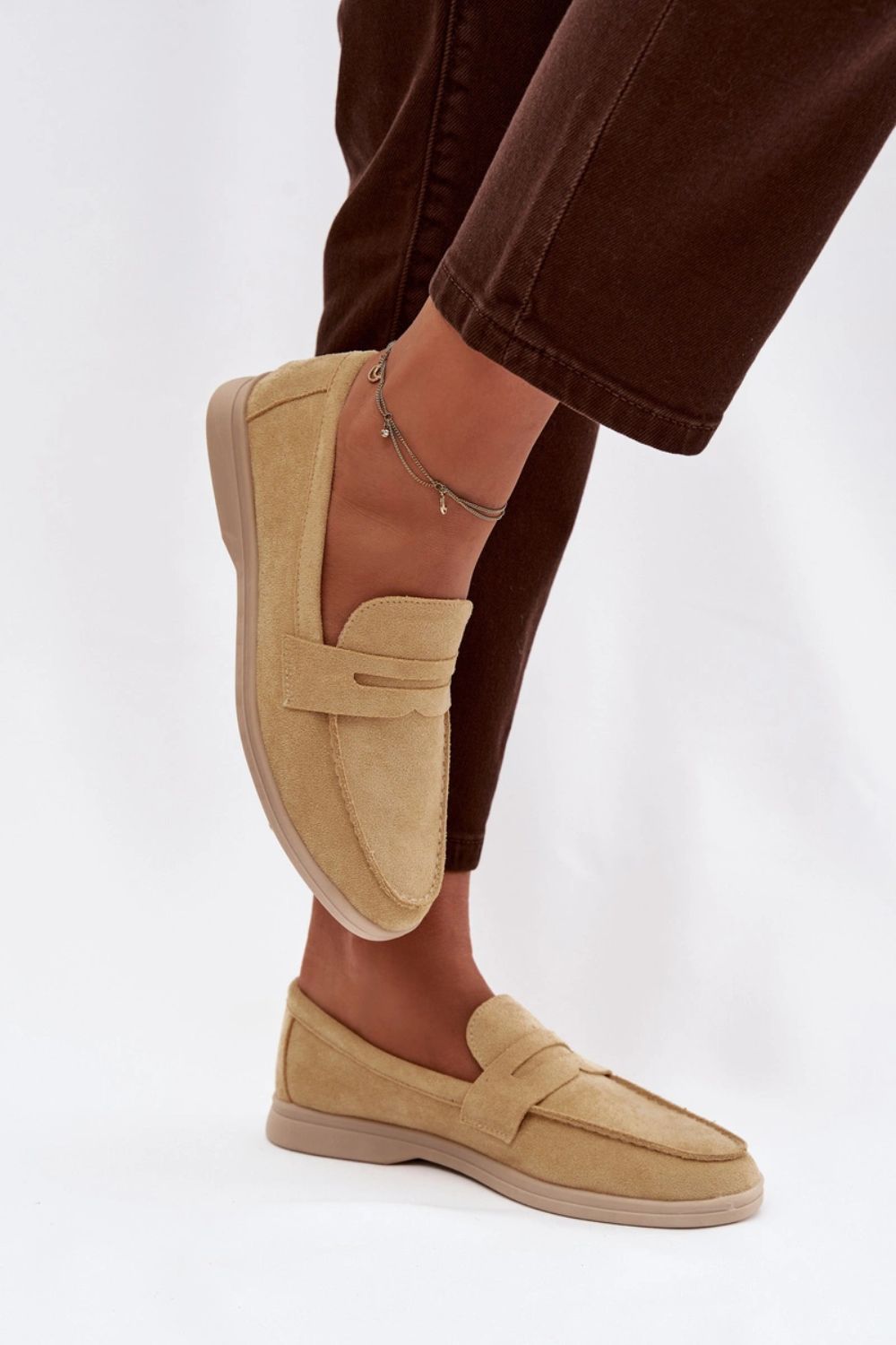 Step In Style Renelia Yellow Faux Suede Moccasins - view 3