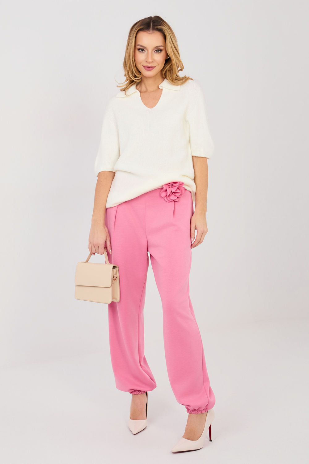 Italy Moda Pink Joggers