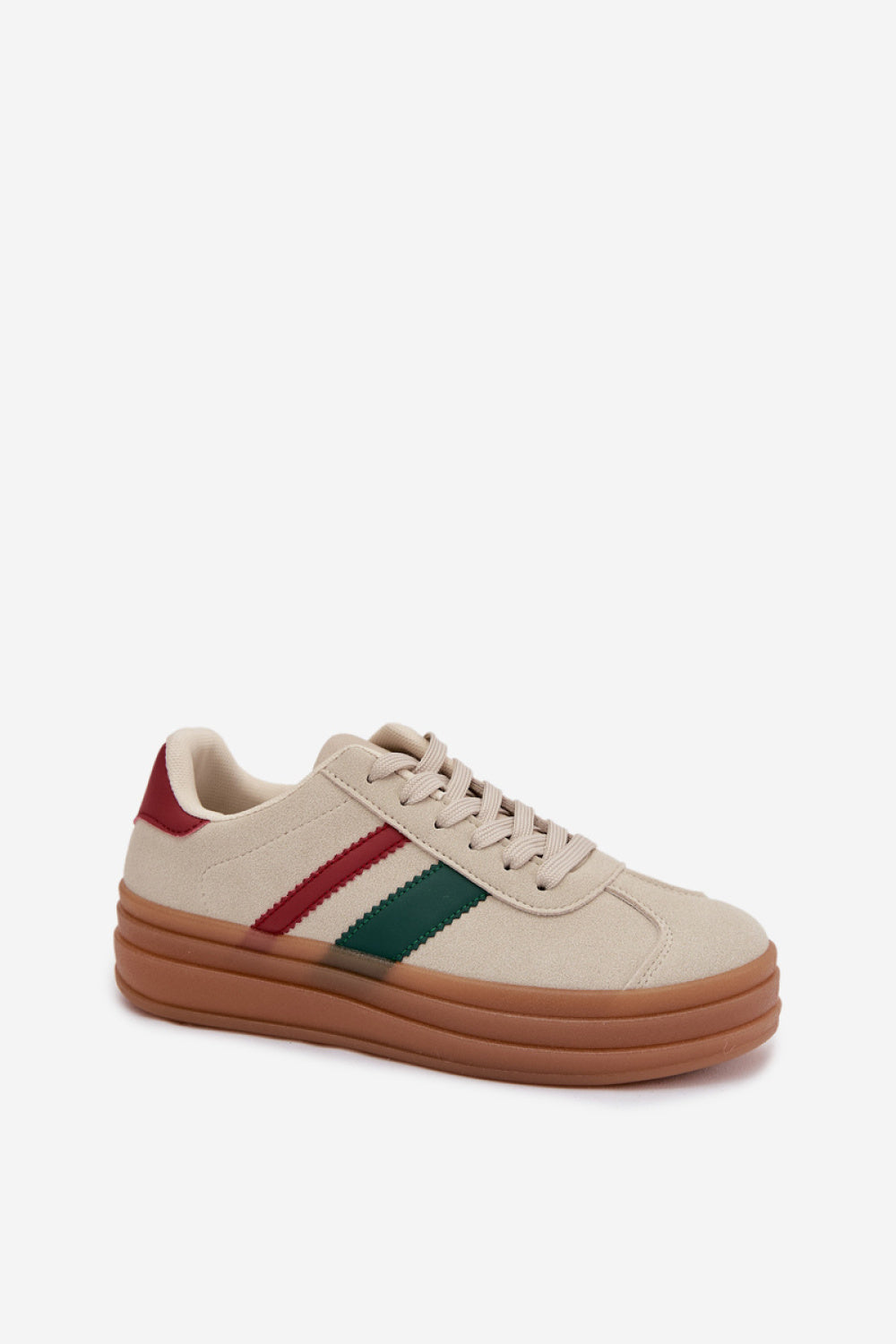 Step In Style Beige Platform Trainers - view 2