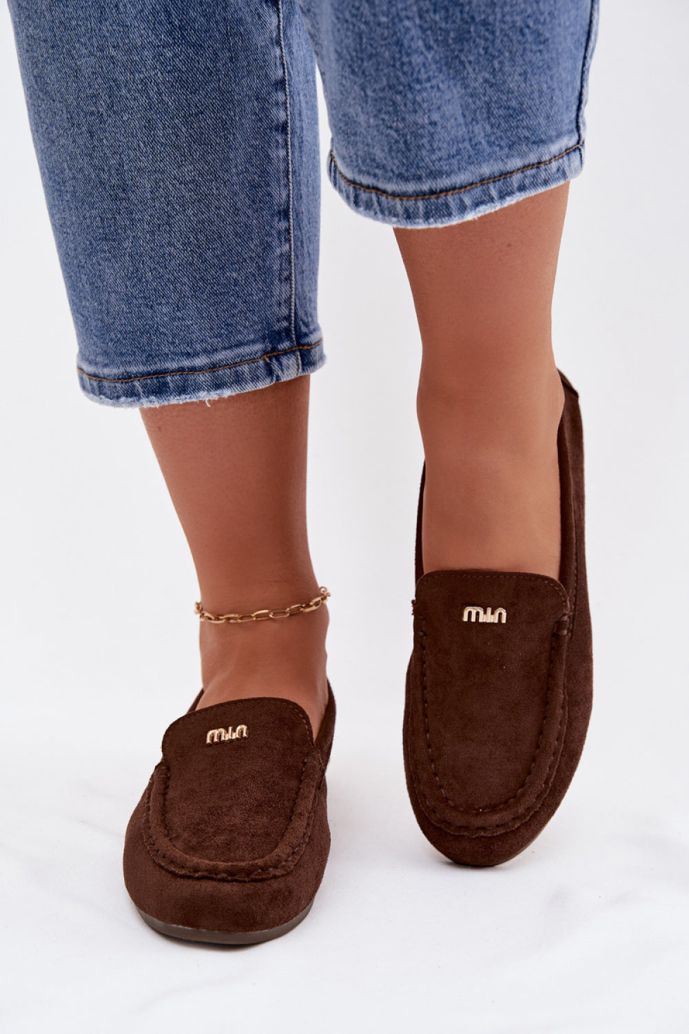 Step In Style Evelora Chocolate Faux Leather Moccasins - view 3