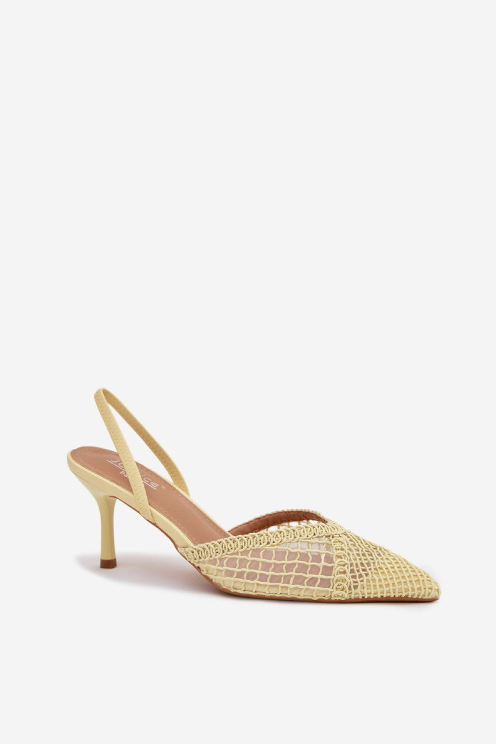 Step In Style Hanelis Yellow Heeled Sandals - view 2