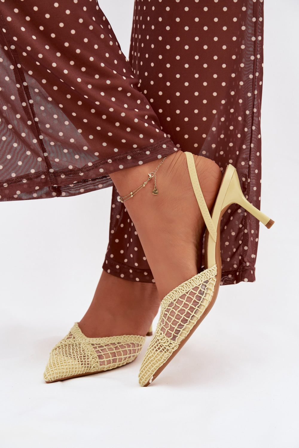 Step In Style Hanelis Yellow Heeled Sandals - view 3
