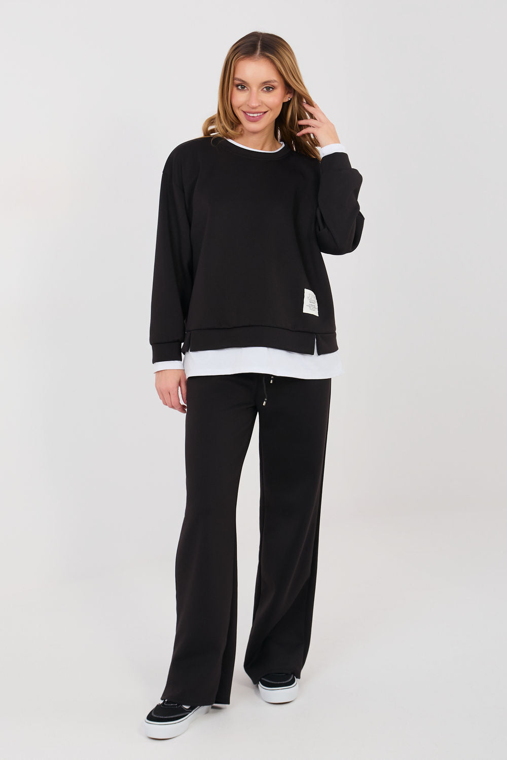 Rue Paris Black High Waisted Co-Ord Set