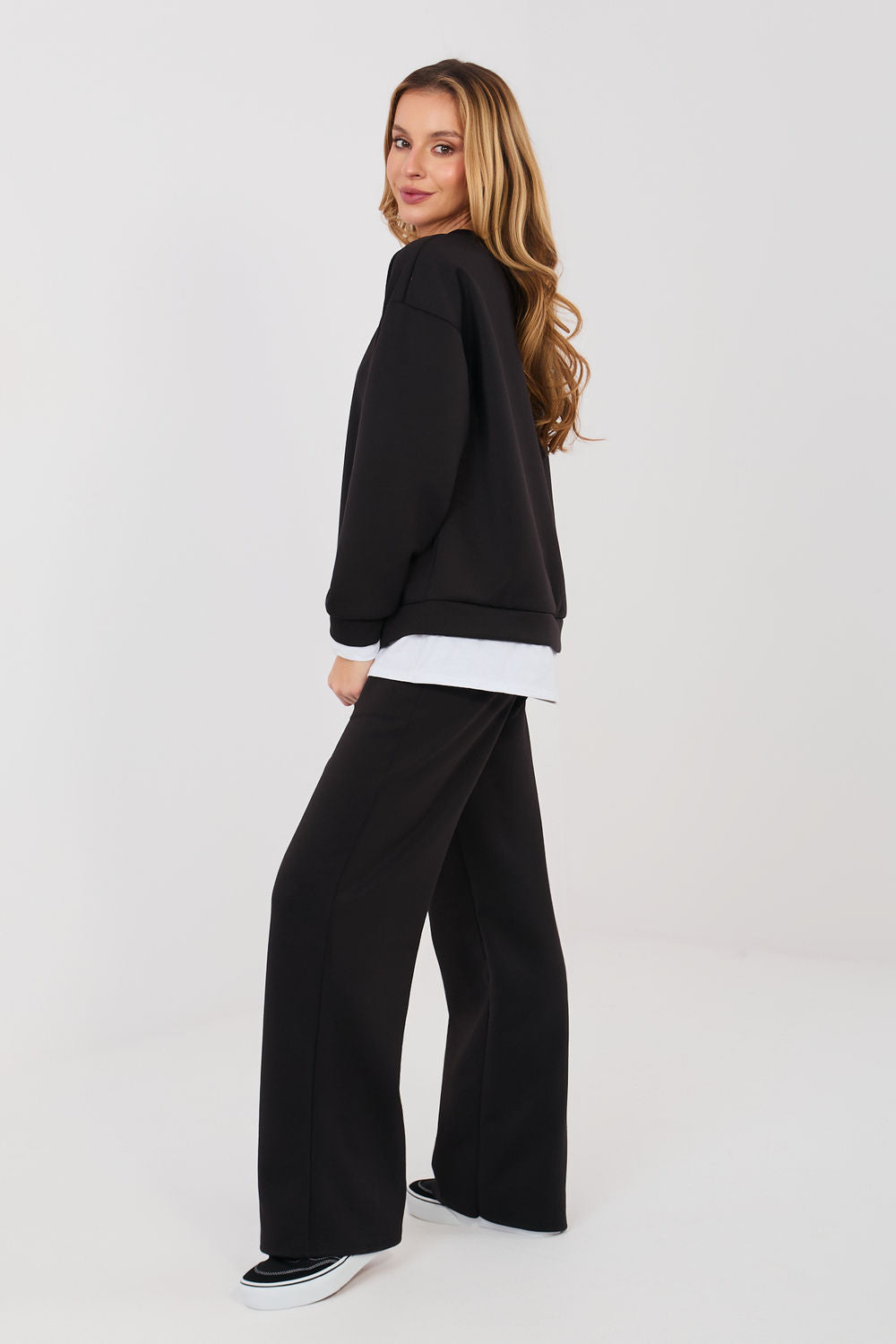 Rue Paris Black High Waisted Co-Ord Set - view 2