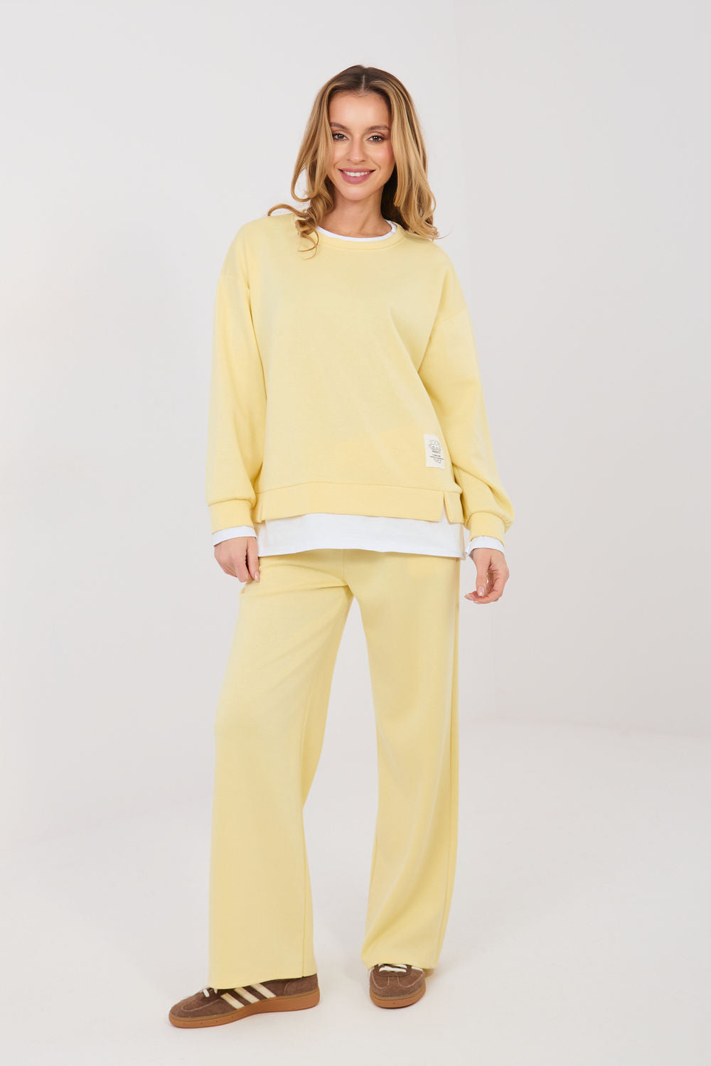 Rue Paris Light Yellow High Waisted Co-Ord Set