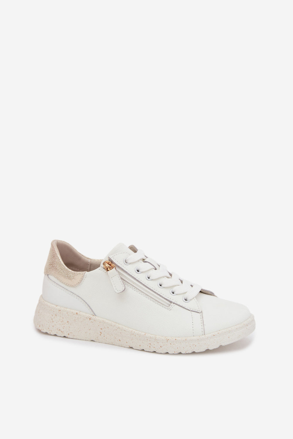 Step In Style Dorothea Gold Leather Shoes - view 2