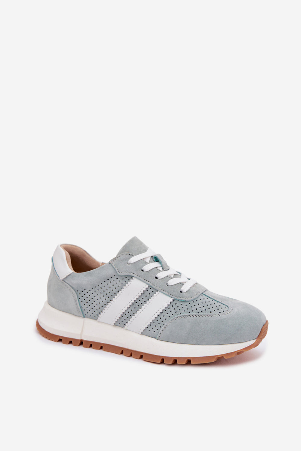 Step In Style Mint Suede Trainers - view 2