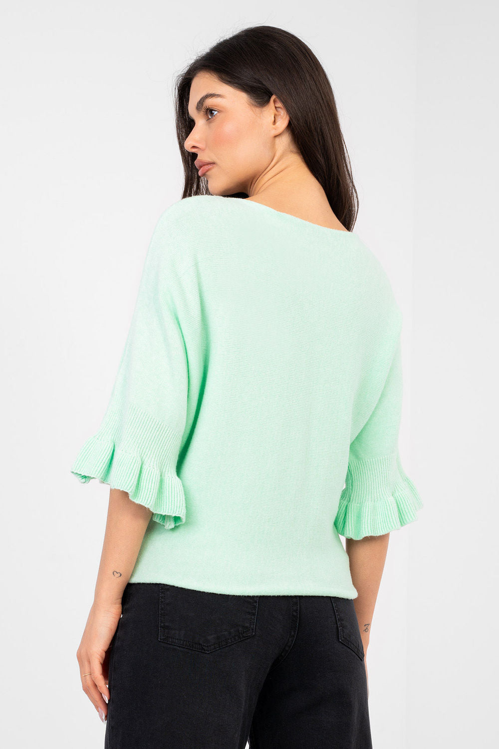Italy Moda Mint Jumper - view 3