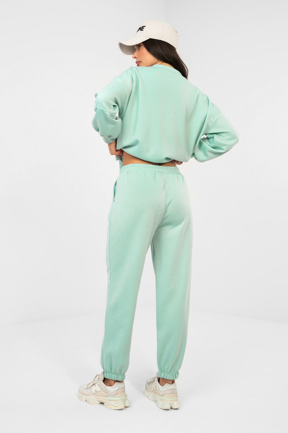 Italy Moda Mint High Waisted Co-Ord Set - view 4