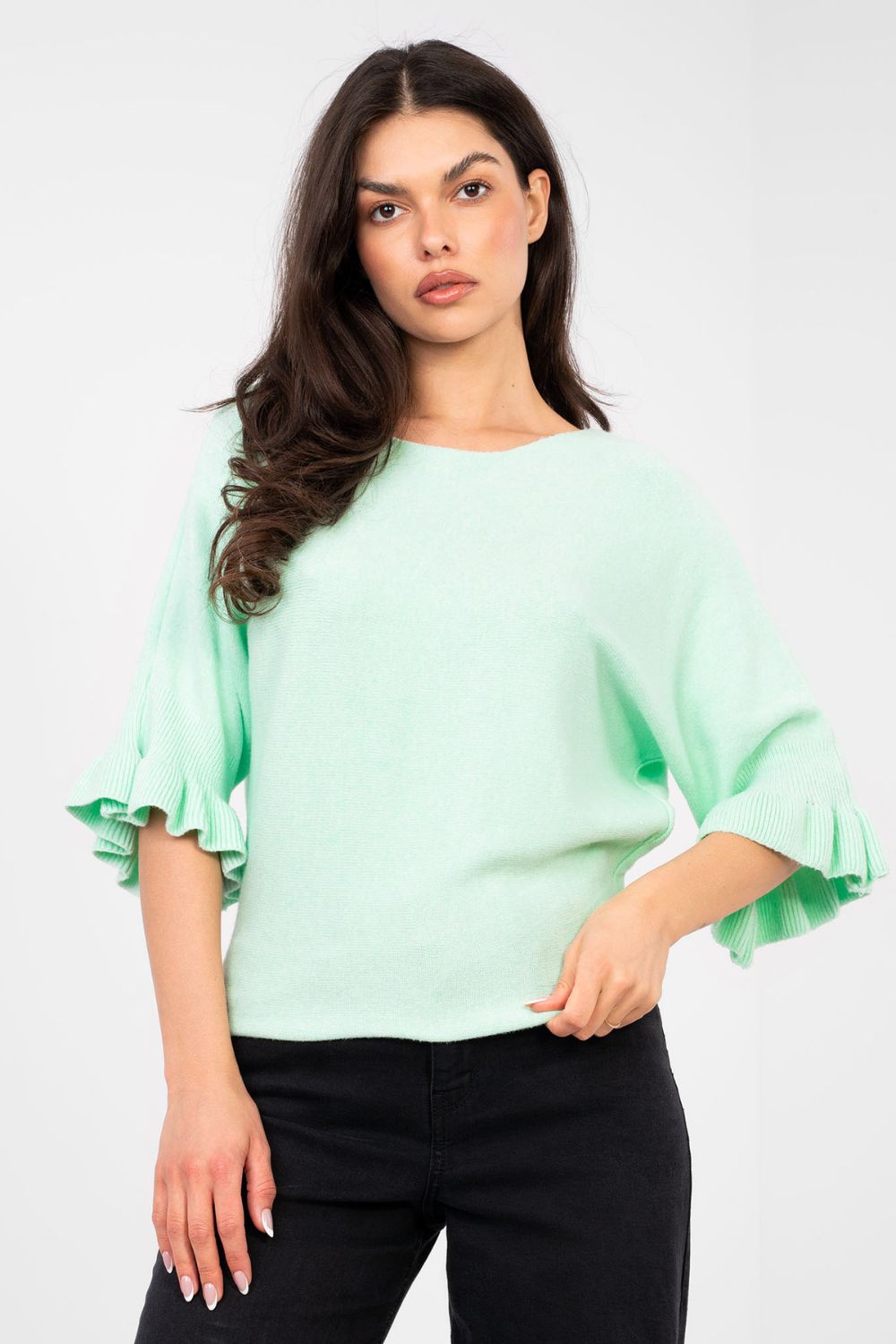 Italy Moda Mint Jumper - view 4