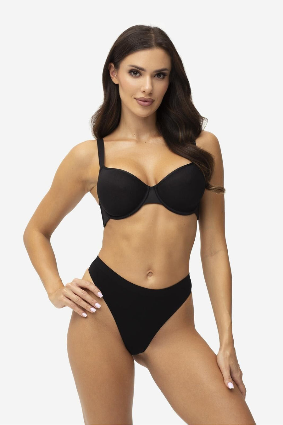 Gatta Support Black Underwired Padded Bra