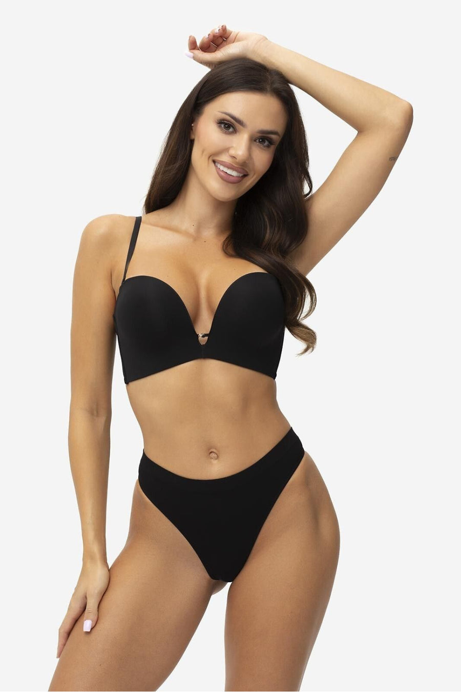 Gatta Joyce Black Padded Underwired Push-Up Bra