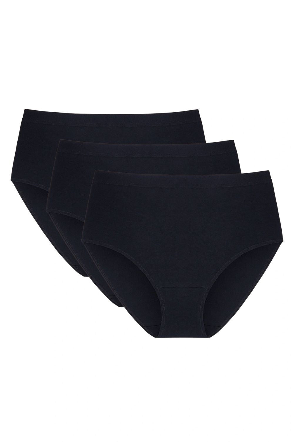 Gorteks Figi Sara Black High Waisted Lingerie Set