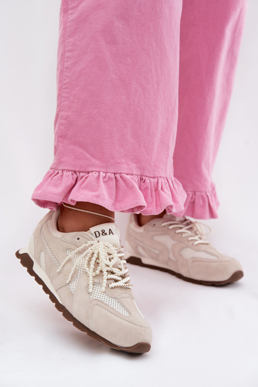Step In Style Grey Mesh Trainers