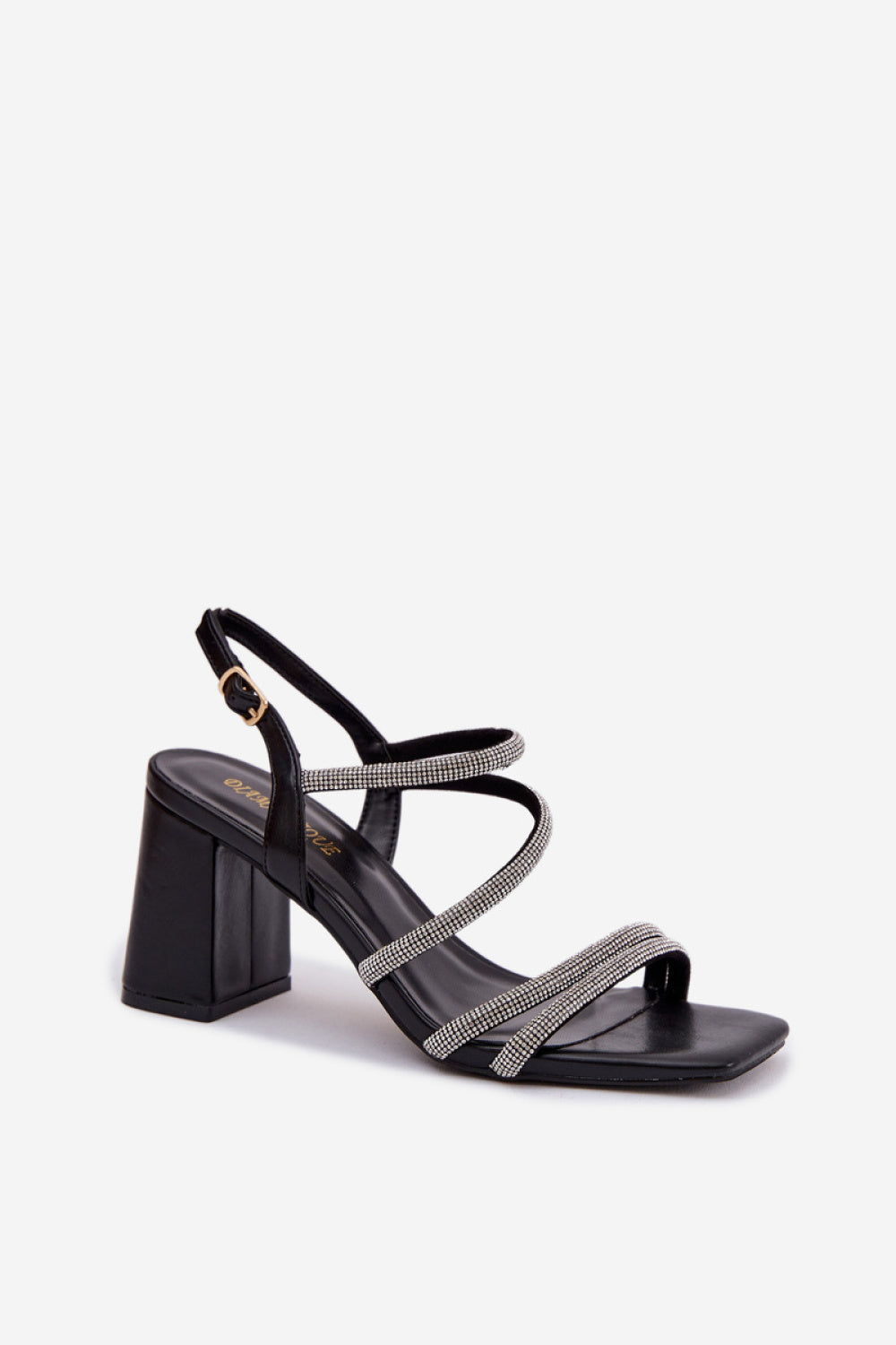 Step In Style Brelia Black Heeled Sandals - view 2