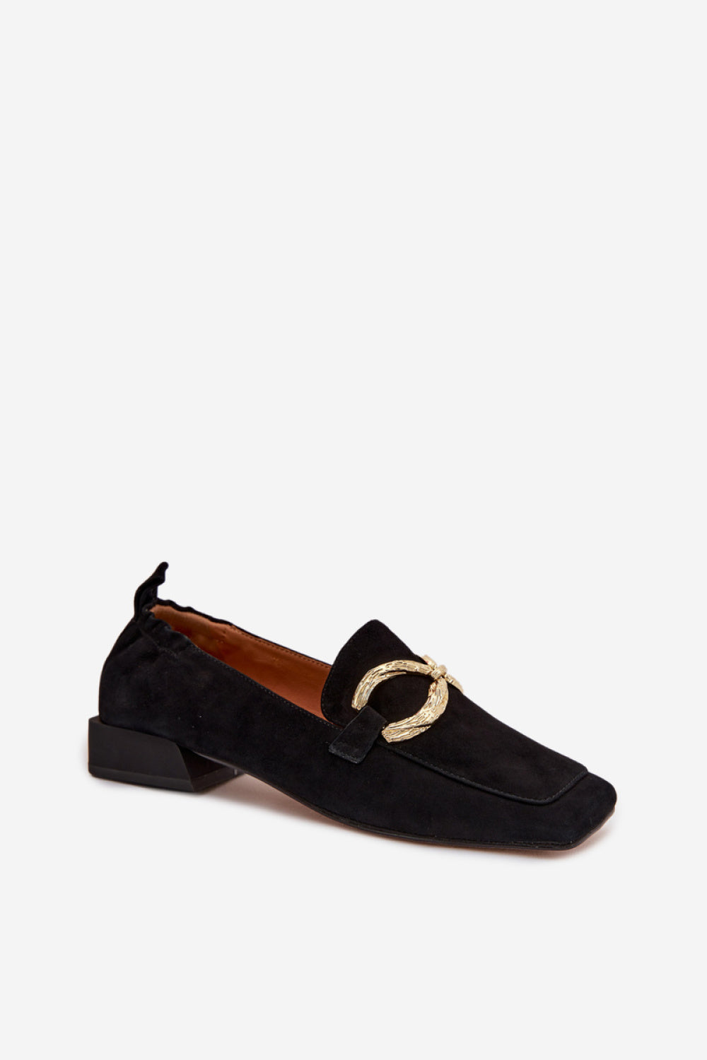 Step In Style Black Suede Flat Moccasins - view 2