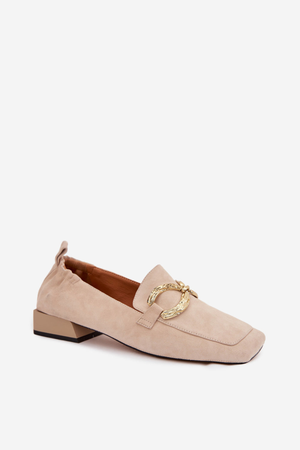 Step In Style Beige Suede Flat Moccasins - view 2