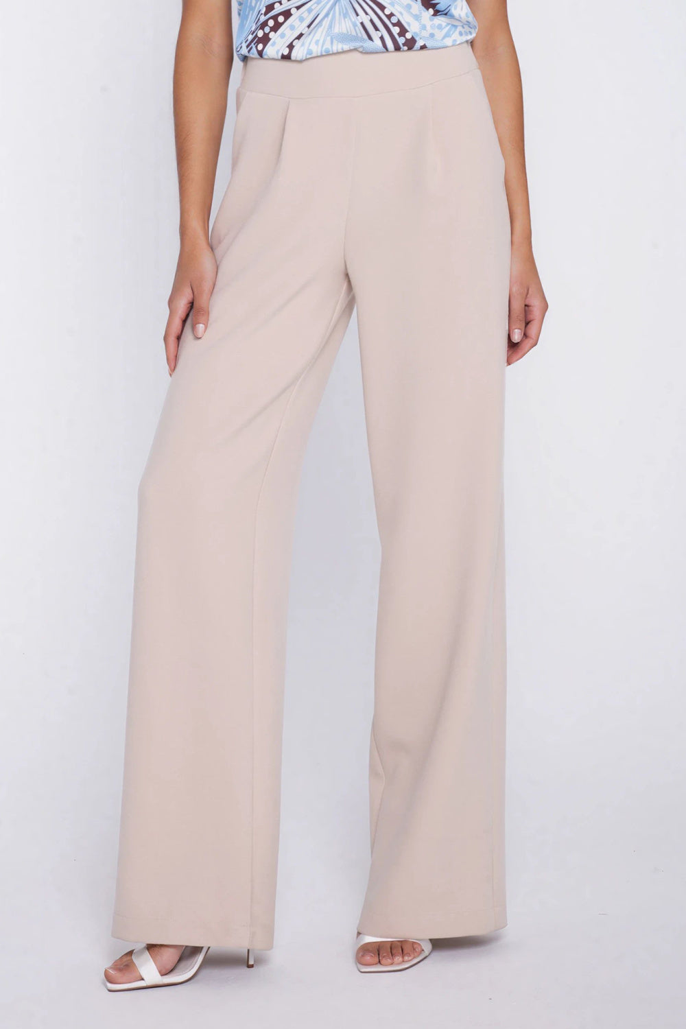 Nife Beige Trousers