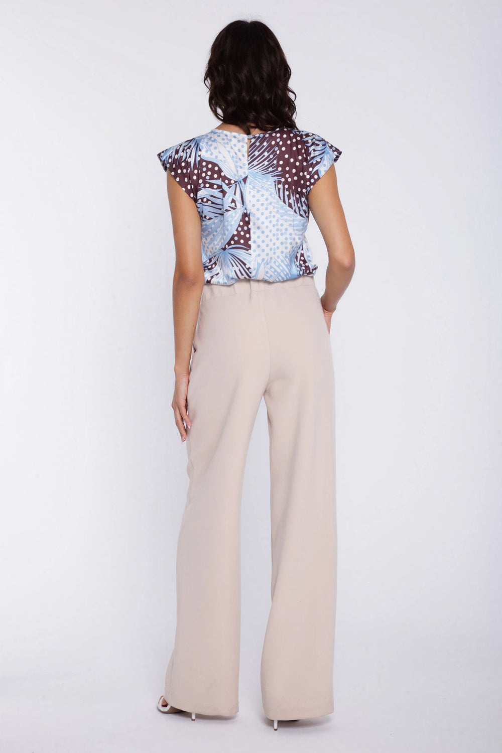 Nife Beige Trousers - view 3