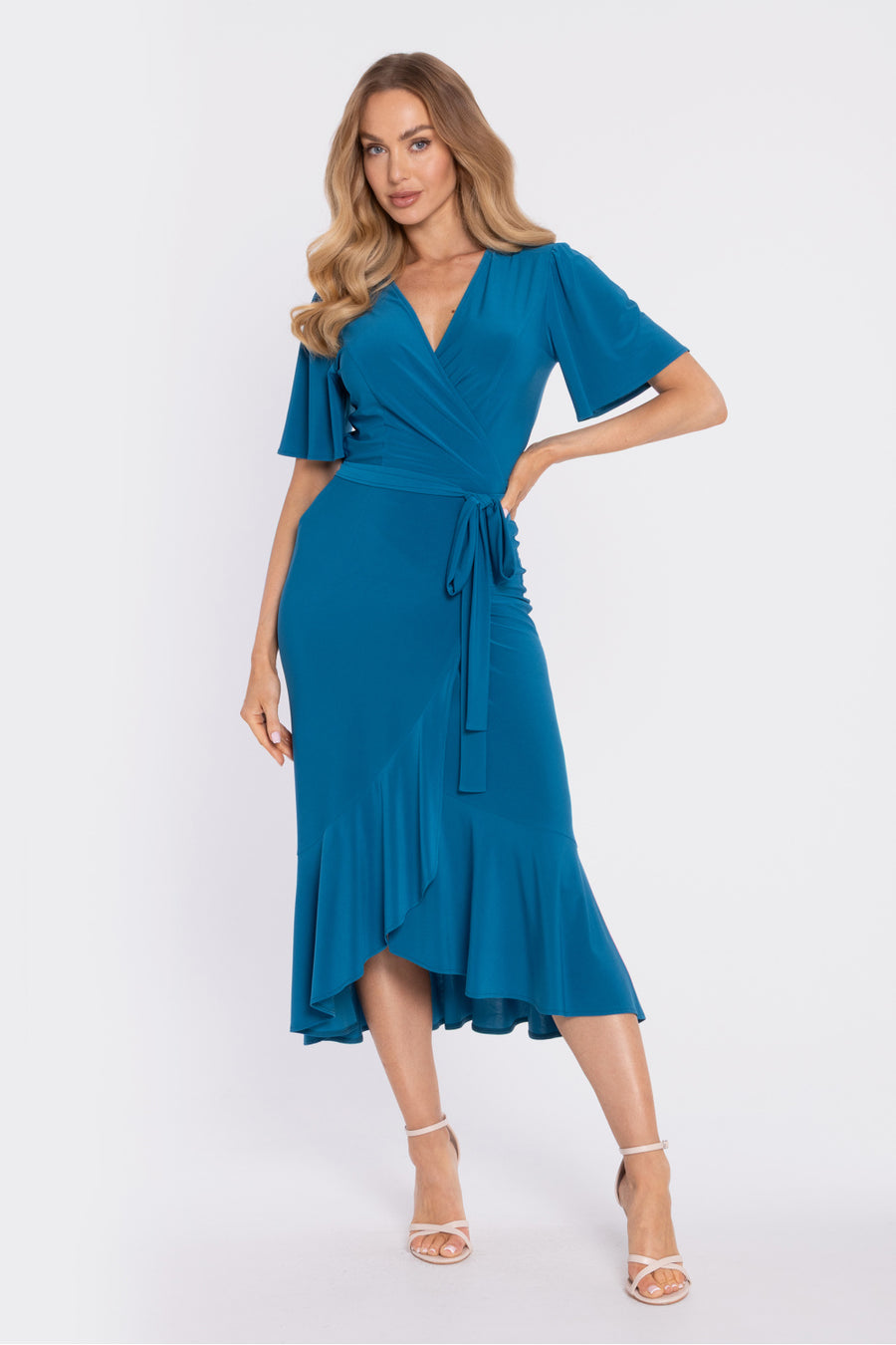 Moe Teal Dress