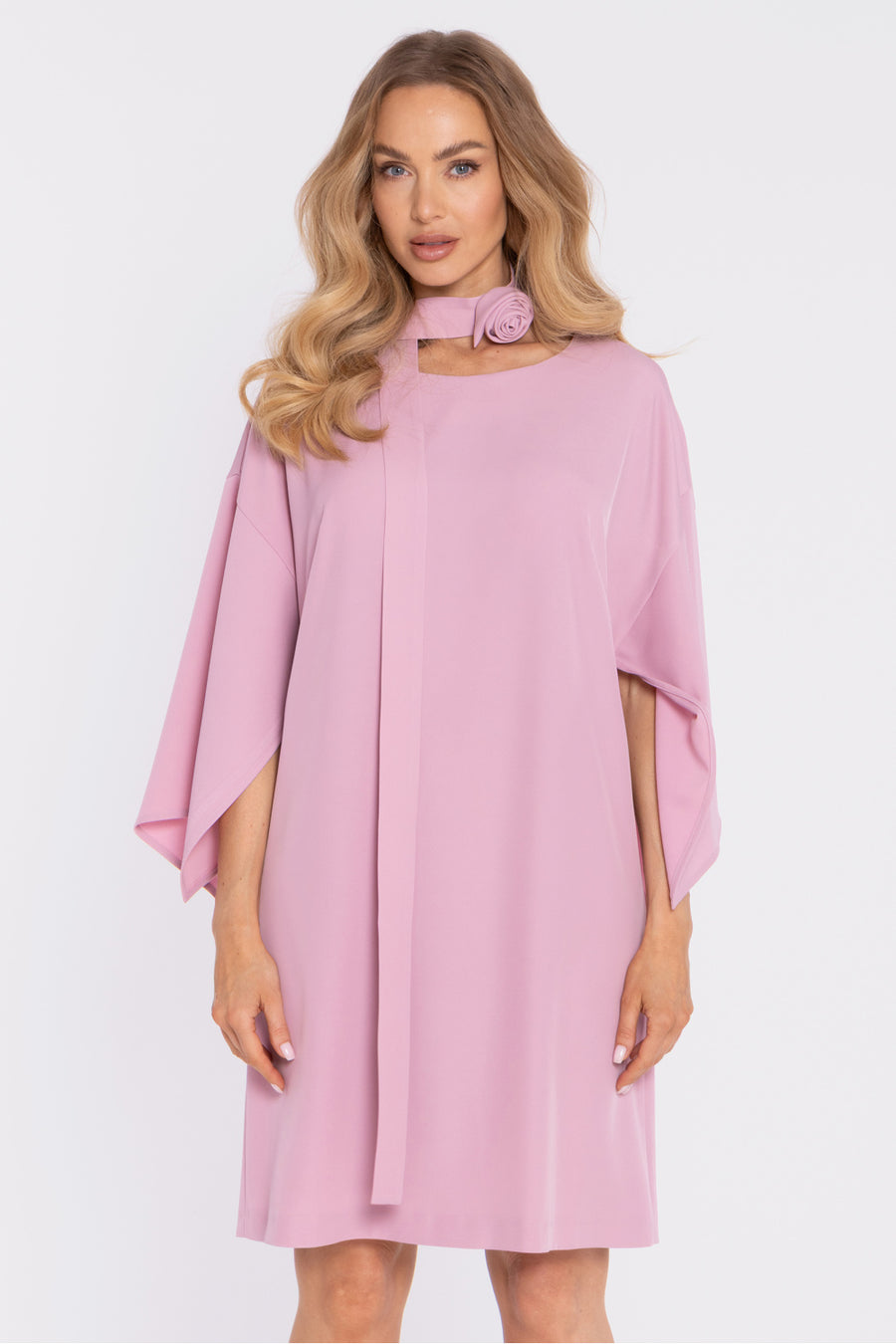 Moe Powder Pink Cocktail Dress