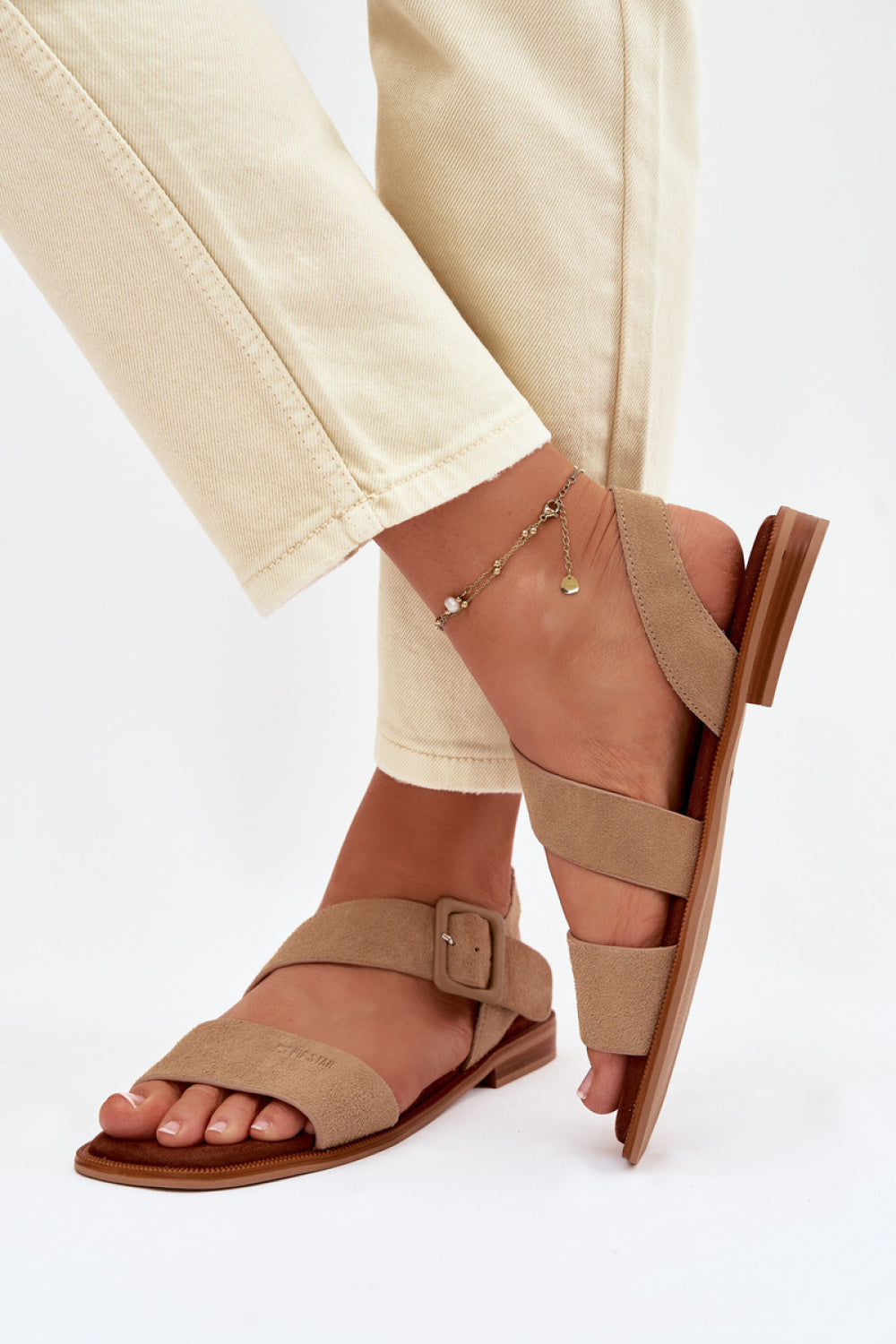 Step In Style Beige Sandals - view 3