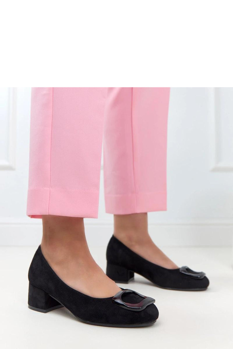 Solea Potocki Black Court Shoes