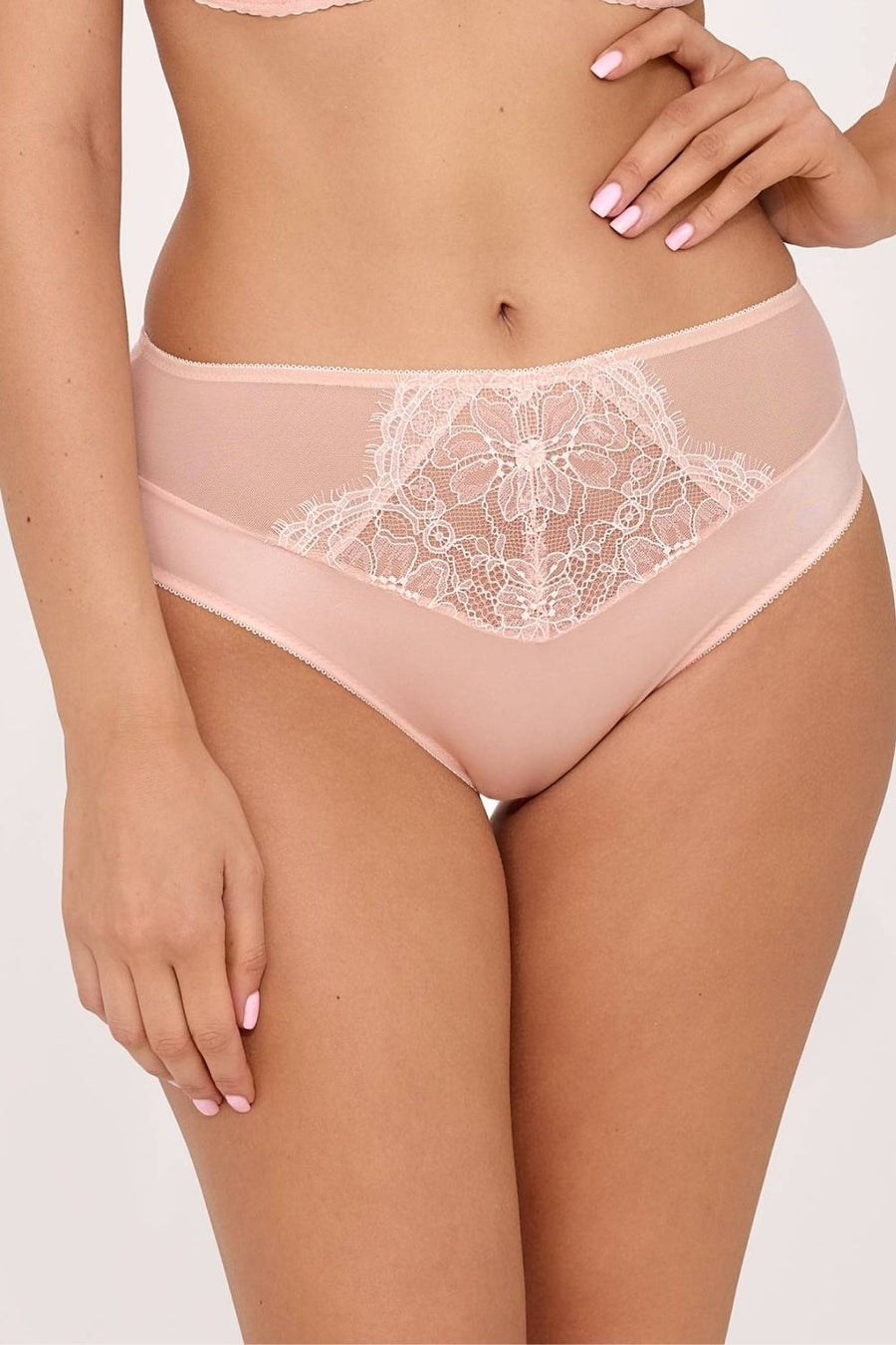 Ava Apricot Brazilian Knickers