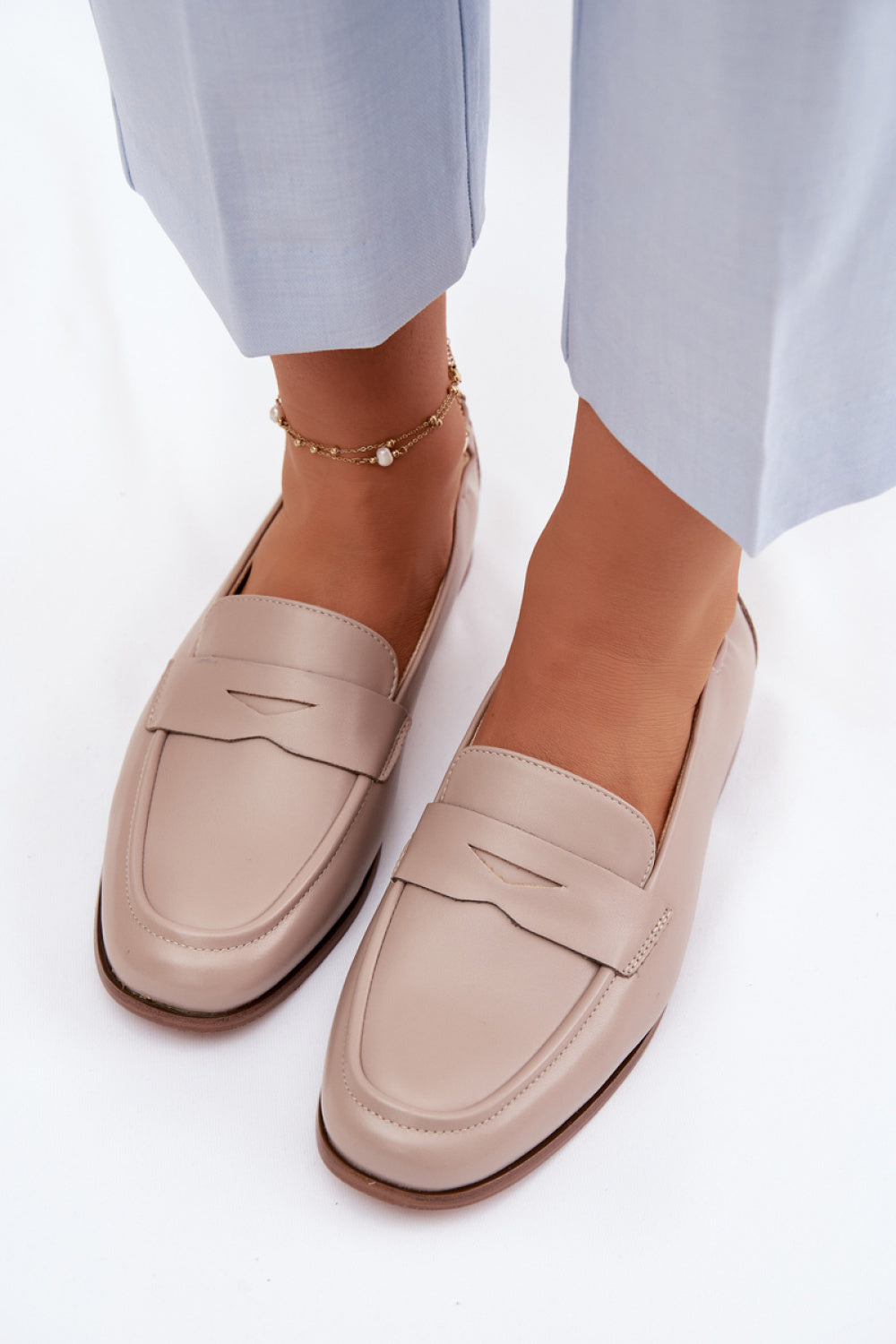 Step In Style Vinceza Beige Moccasins - view 3