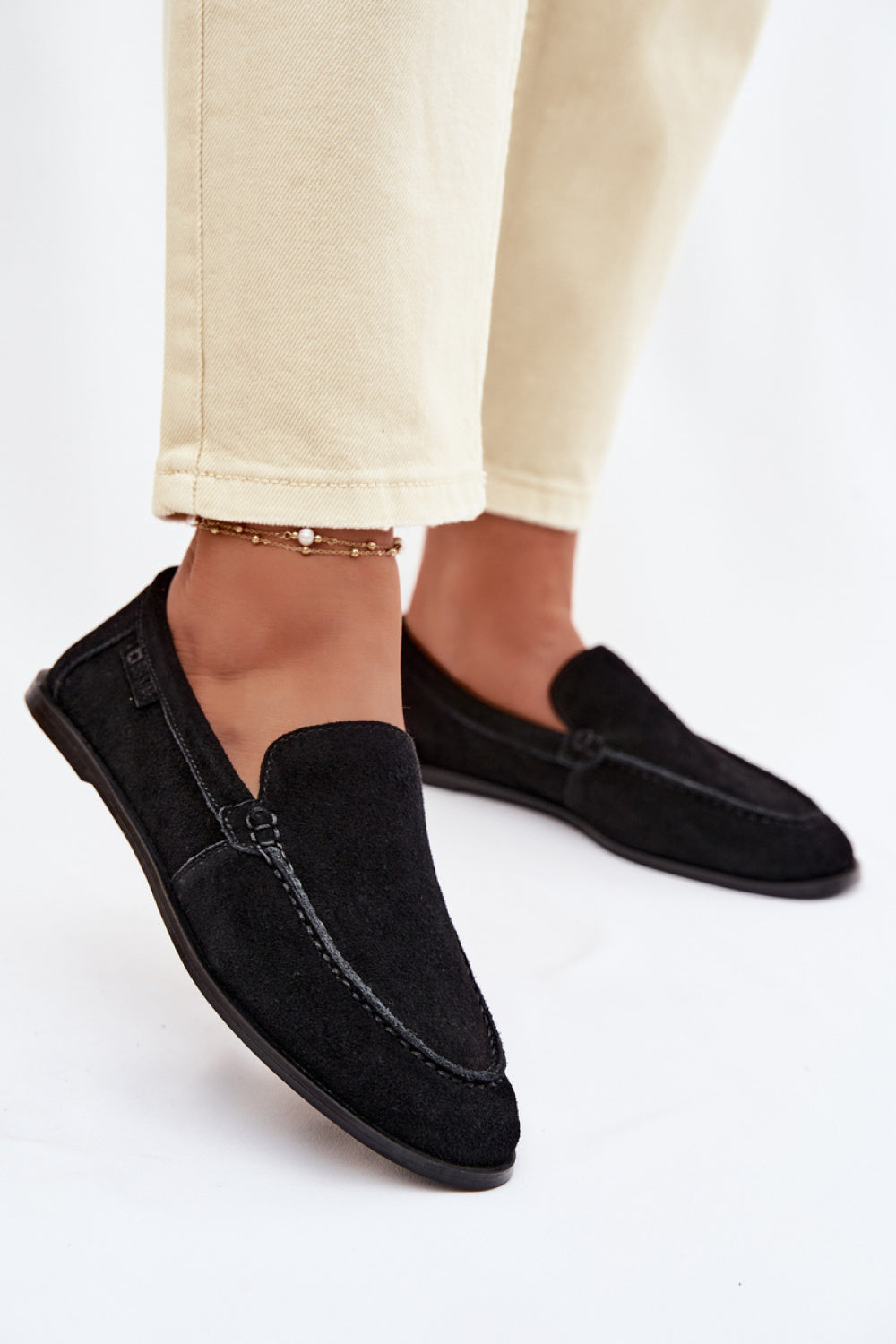 Step In Style Black Moccasins