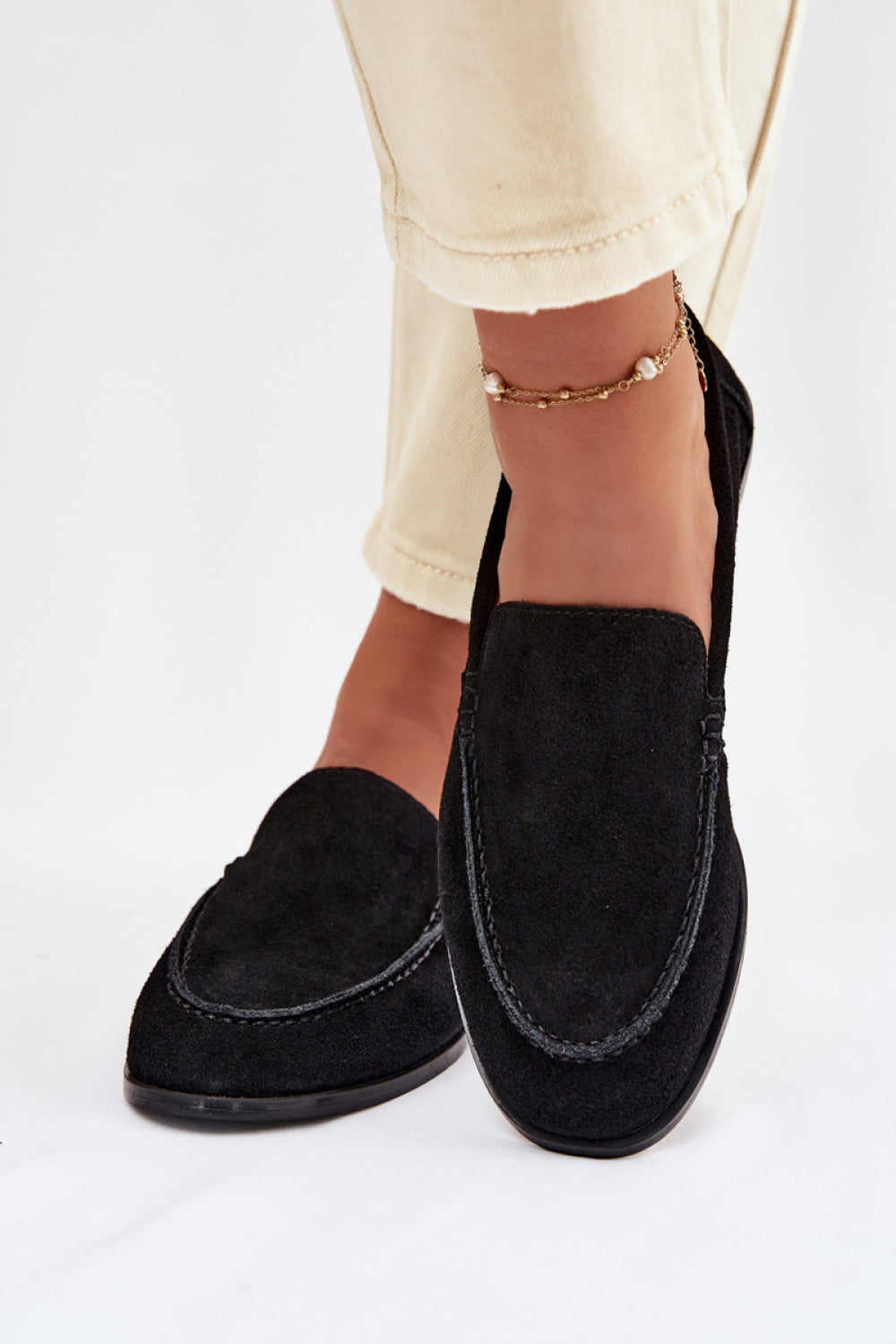 Step In Style Black Moccasins - view 3