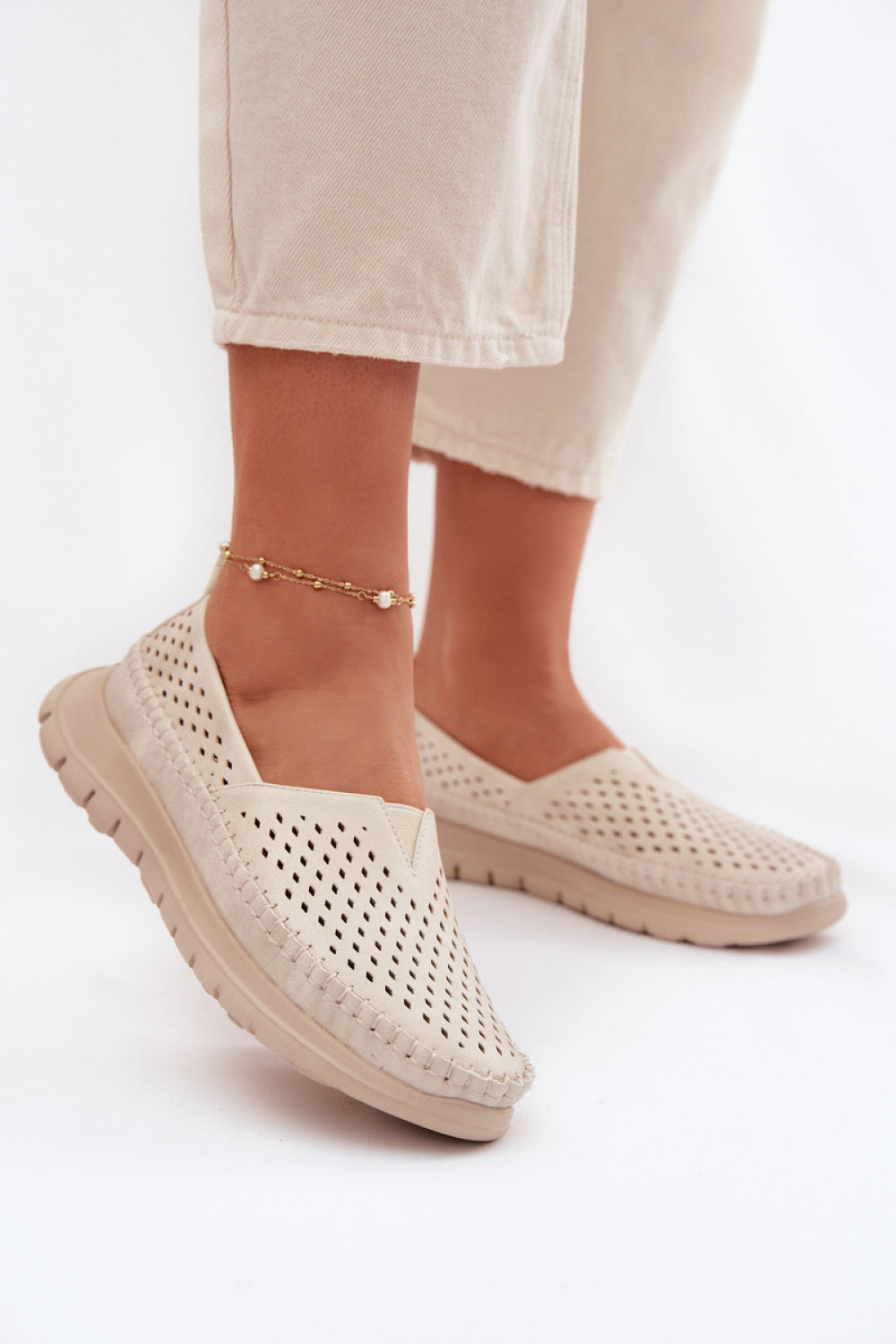 Step In Style Sergio Leone Gold Moccasins