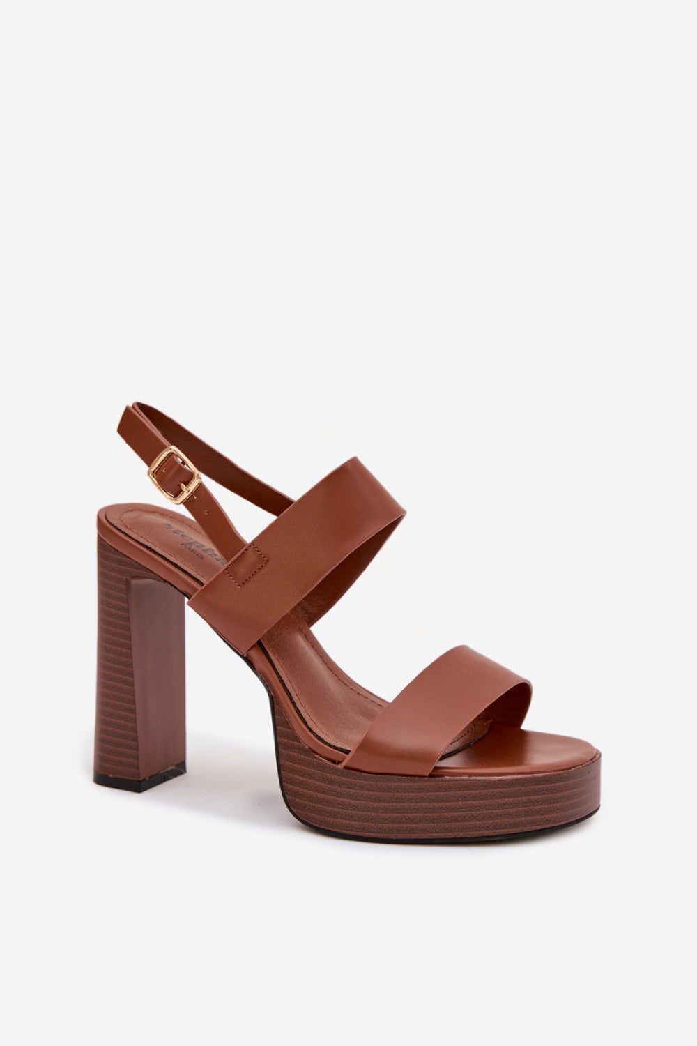 Step In Style Hanelia Camel Heeled Sandals - view 2