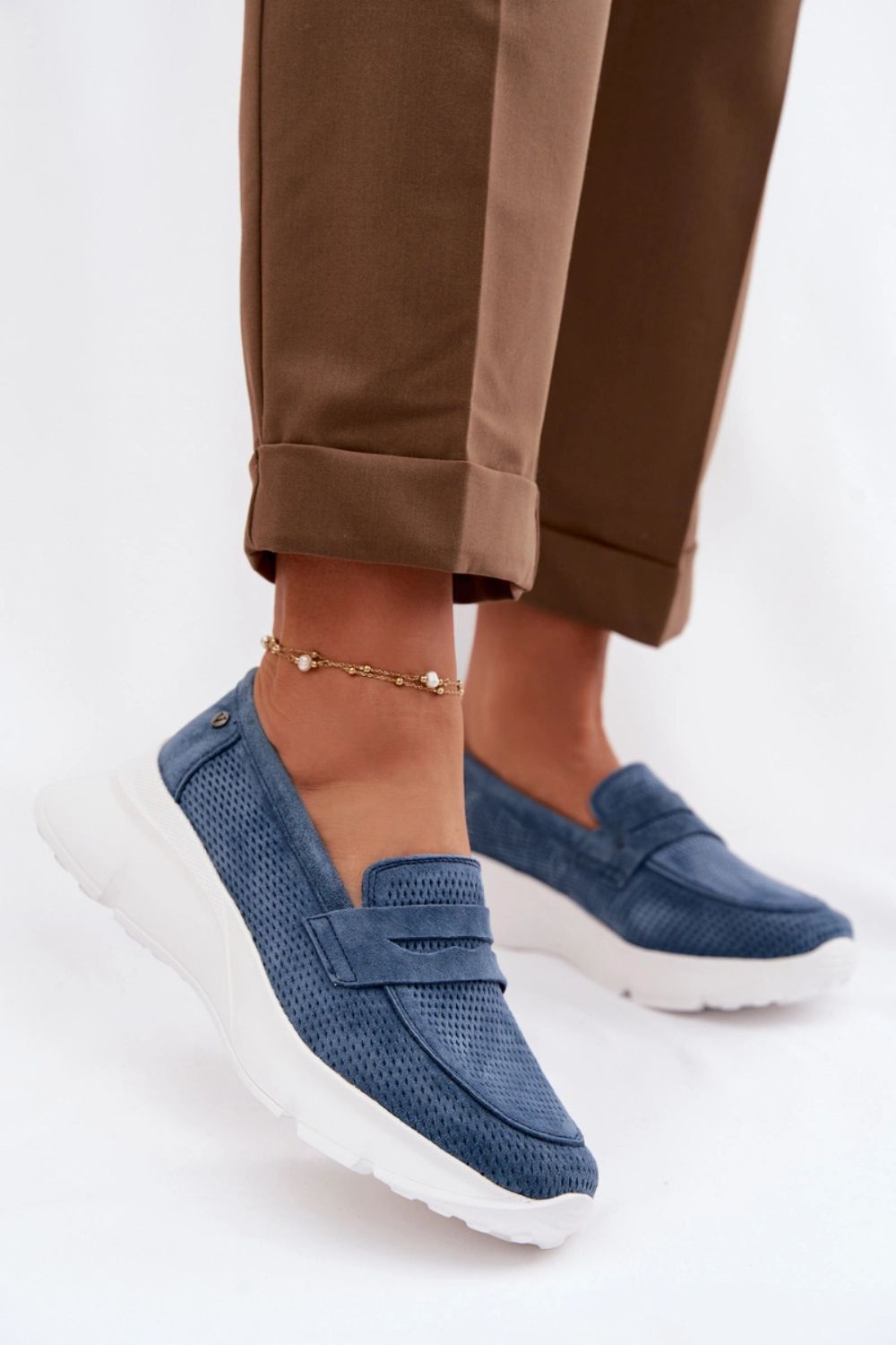 Step In Style Vinceza Navy Moccasins - view 3
