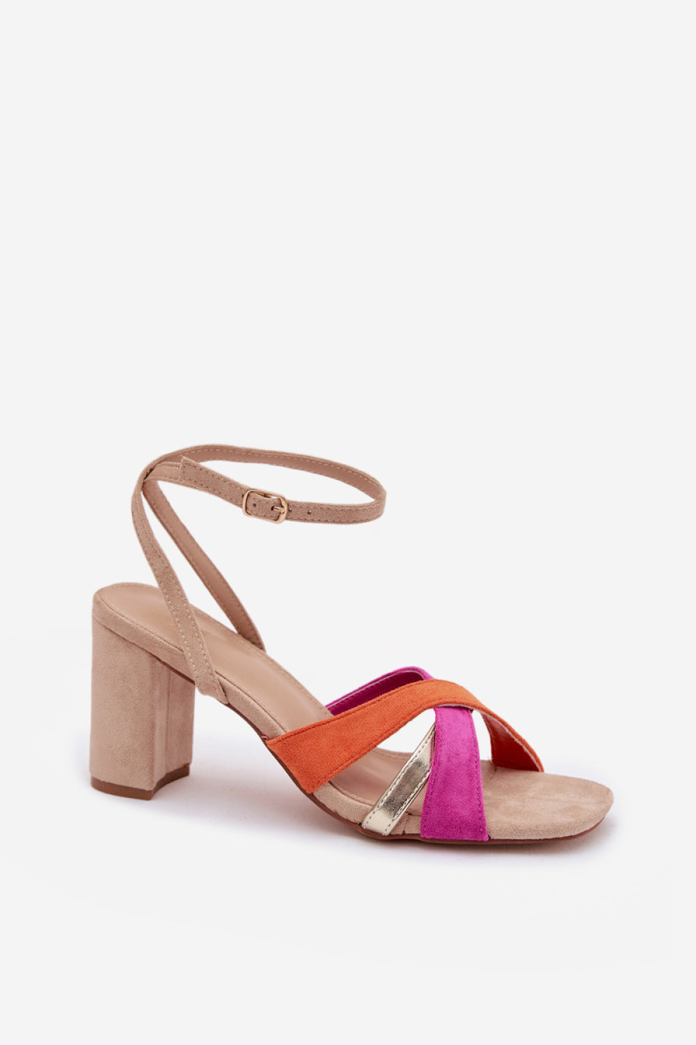 Step In Style Karilora Beige Heeled Sandals - view 2