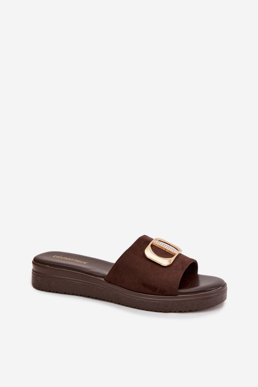 Step In Style Elmera Chocolate Flip Flops - view 2