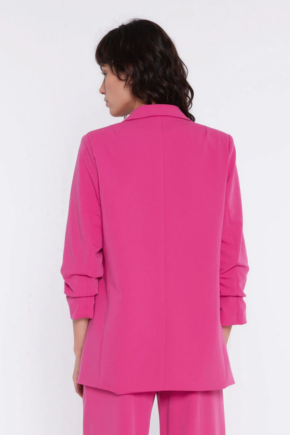 Nife Pink Pleated Jacket - view 3
