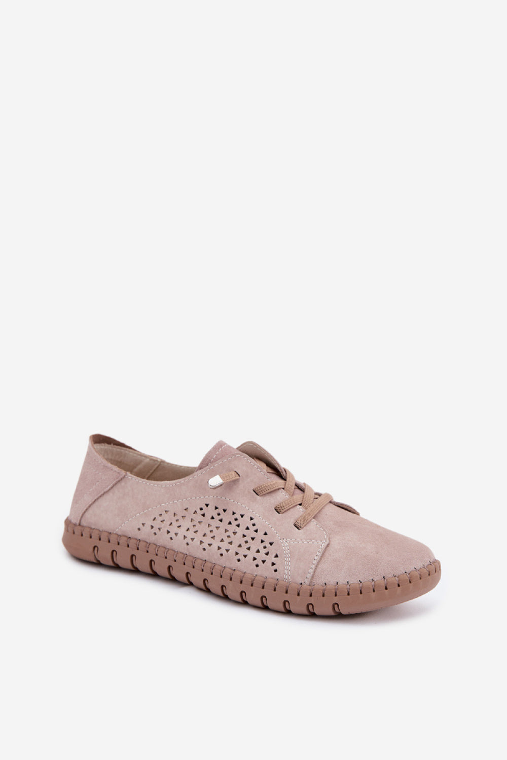 Step In Style Feliva Beige Suede Shoes - view 2